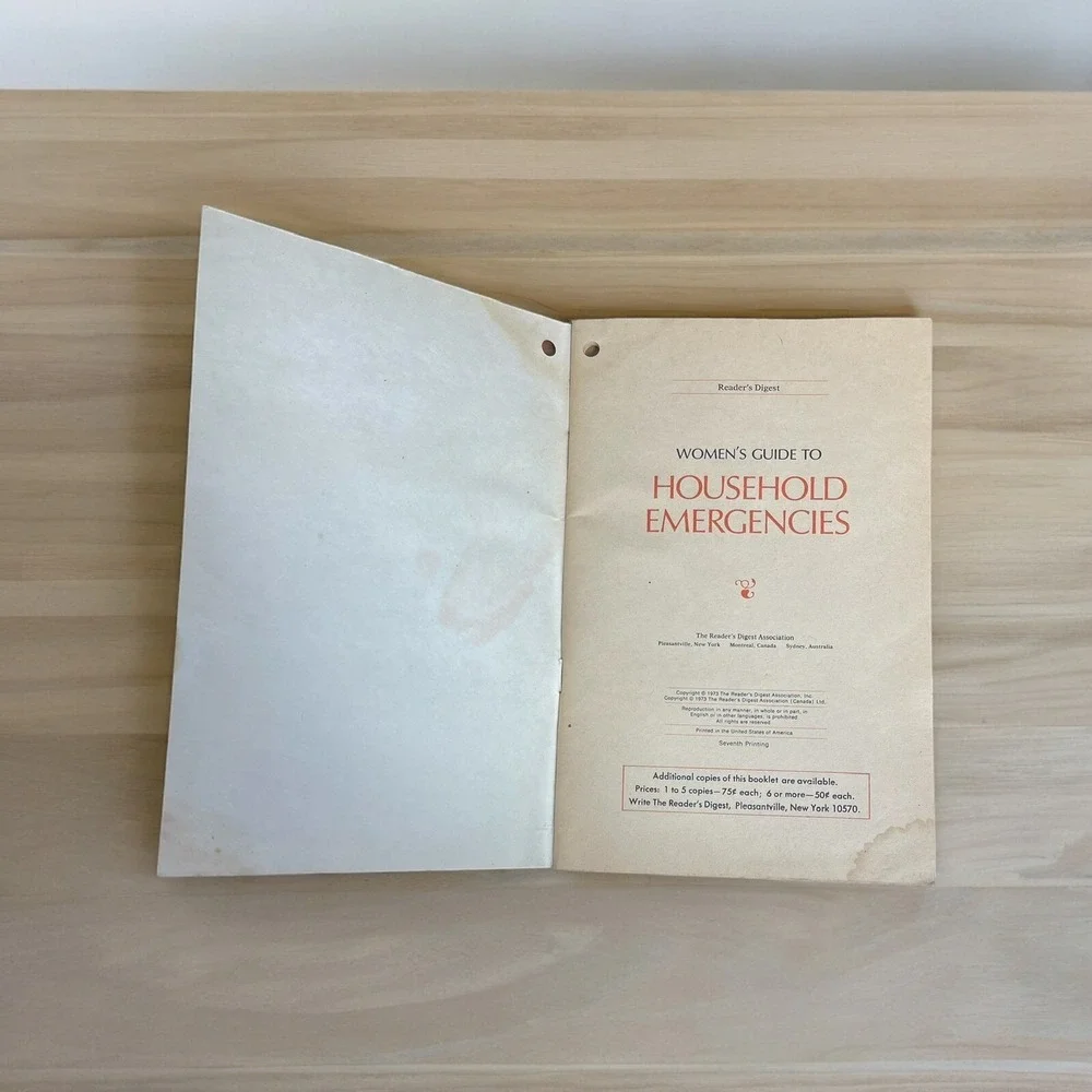 Reader's Digest Women's Guide to Household Emergencies